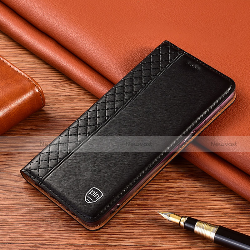 Leather Case Stands Flip Cover Holder H07P for Motorola Moto G20