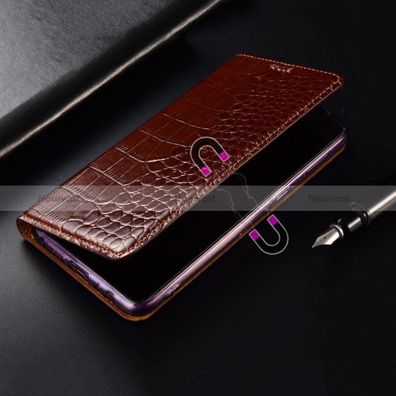 Leather Case Stands Flip Cover Holder H08P for Apple iPhone 11 Pro