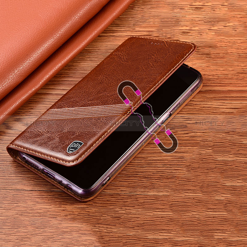 Leather Case Stands Flip Cover Holder H09P for Samsung Galaxy A03s