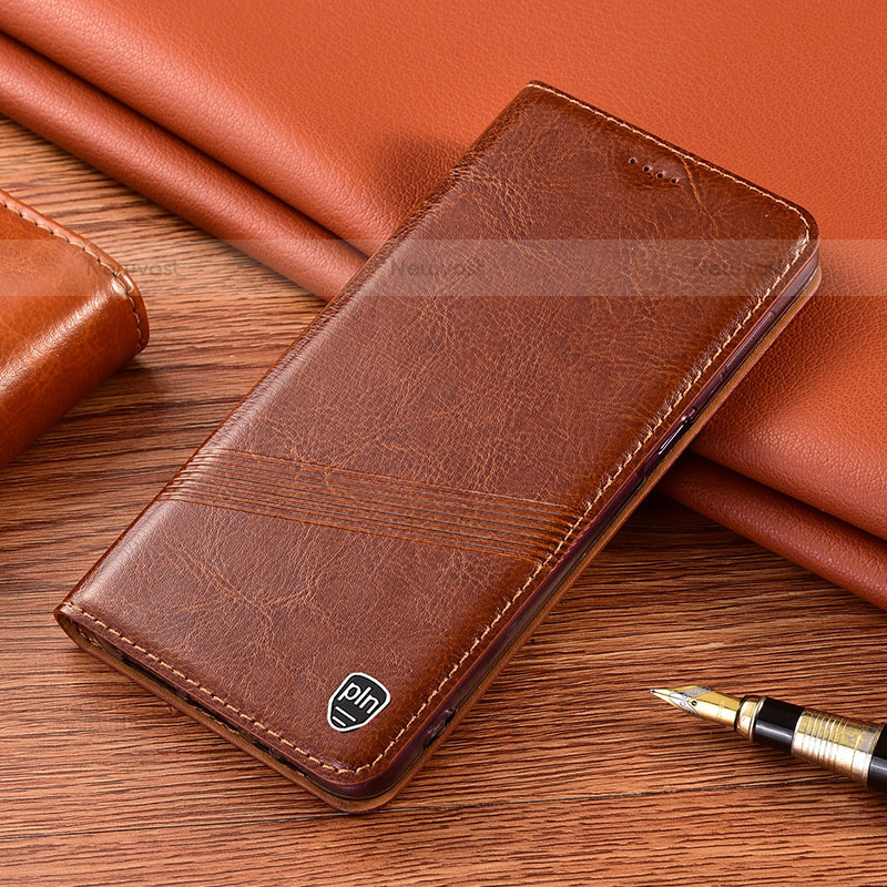 Leather Case Stands Flip Cover Holder H09P for Samsung Galaxy S21 5G