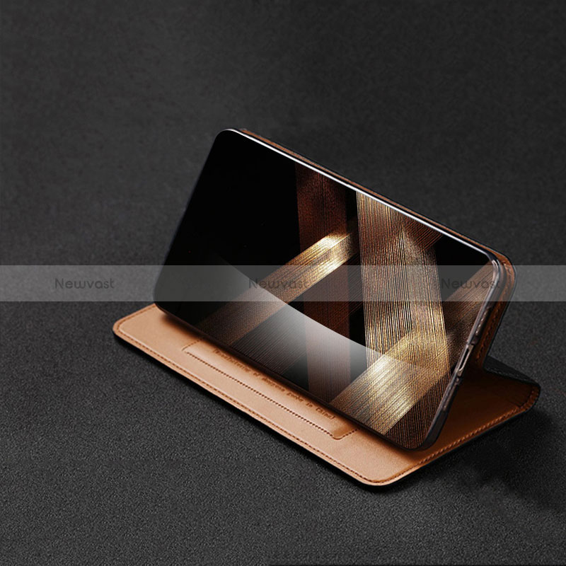 Leather Case Stands Flip Cover Holder H09P for Xiaomi Mi 14 Pro 5G