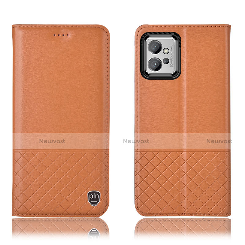 Leather Case Stands Flip Cover Holder H11P for Motorola Moto G32