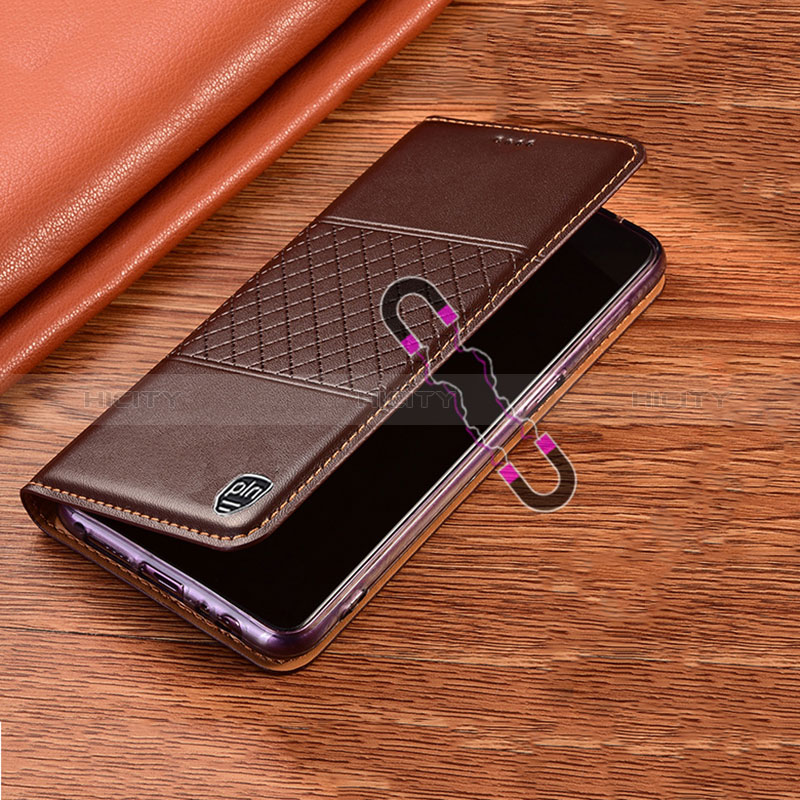 Leather Case Stands Flip Cover Holder H11P for Samsung Galaxy F23 5G