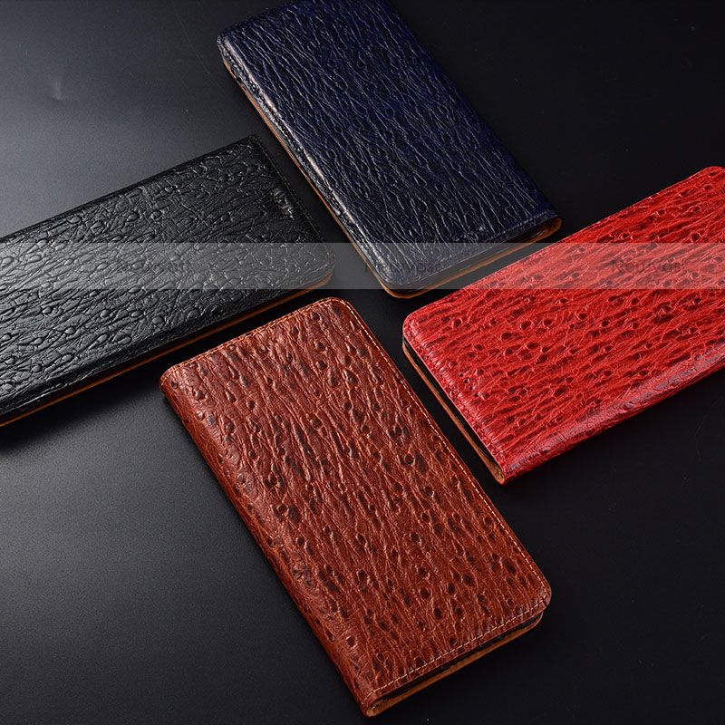 Leather Case Stands Flip Cover Holder H15P for Motorola Moto G10