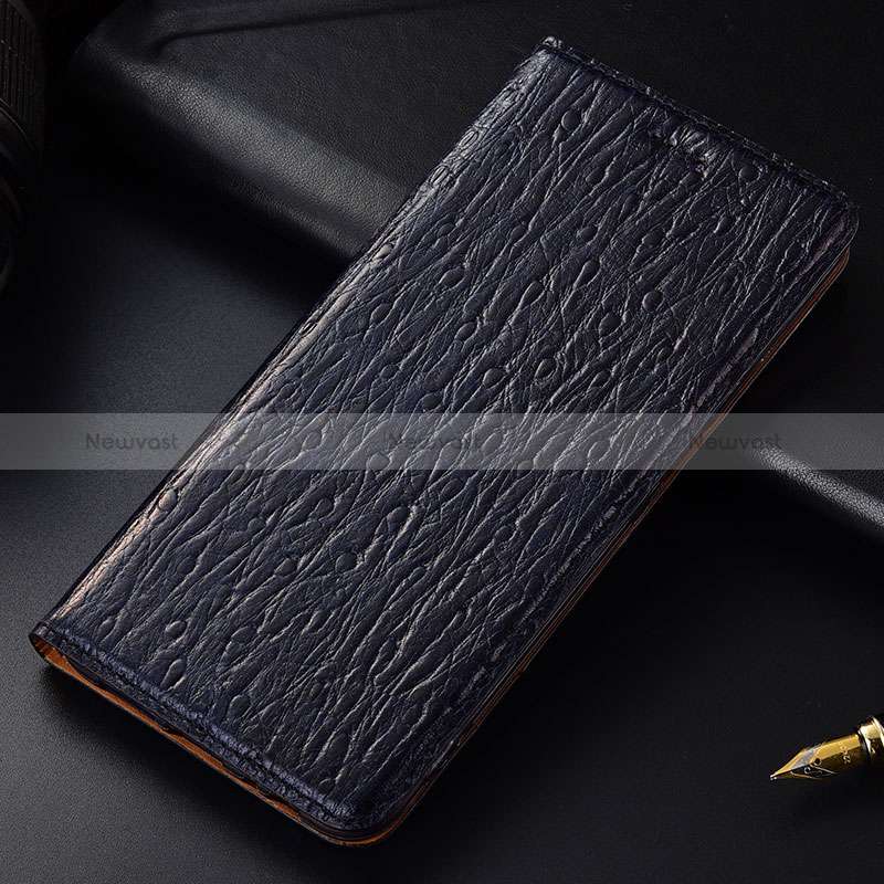 Leather Case Stands Flip Cover Holder H15P for Samsung Galaxy A01 Core