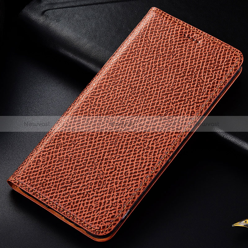 Leather Case Stands Flip Cover Holder H15P for Samsung Galaxy A20s