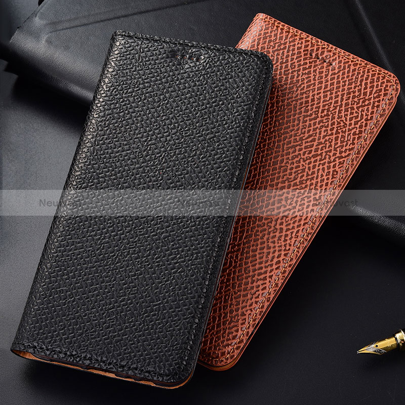 Leather Case Stands Flip Cover Holder H15P for Samsung Galaxy A42 5G