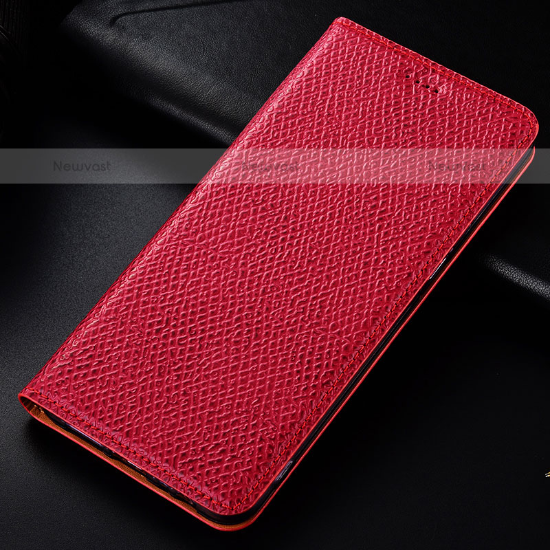 Leather Case Stands Flip Cover Holder H15P for Samsung Galaxy M21