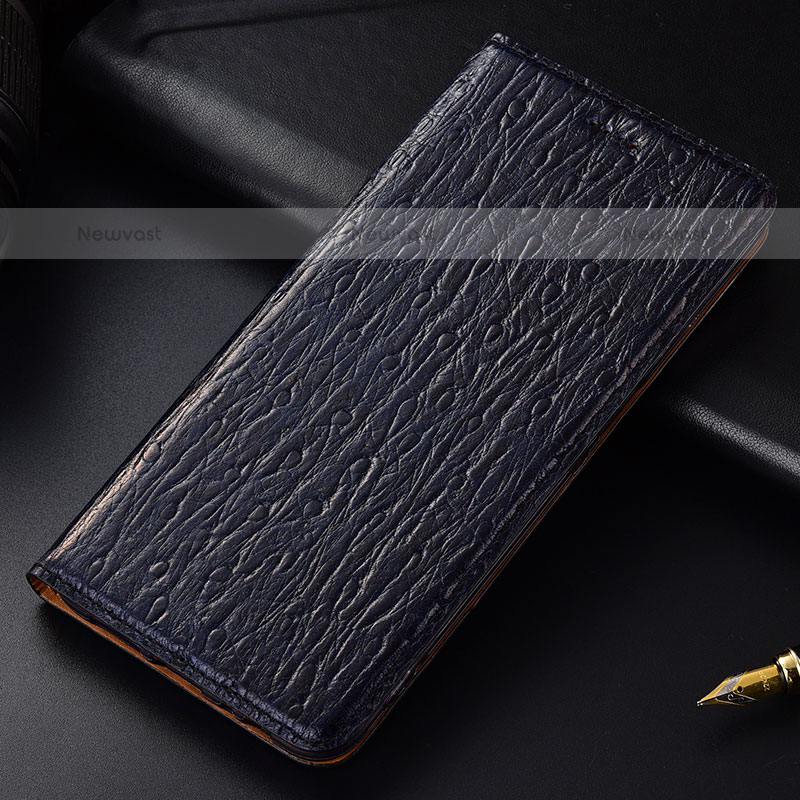 Leather Case Stands Flip Cover Holder H15P for Samsung Galaxy M52 5G