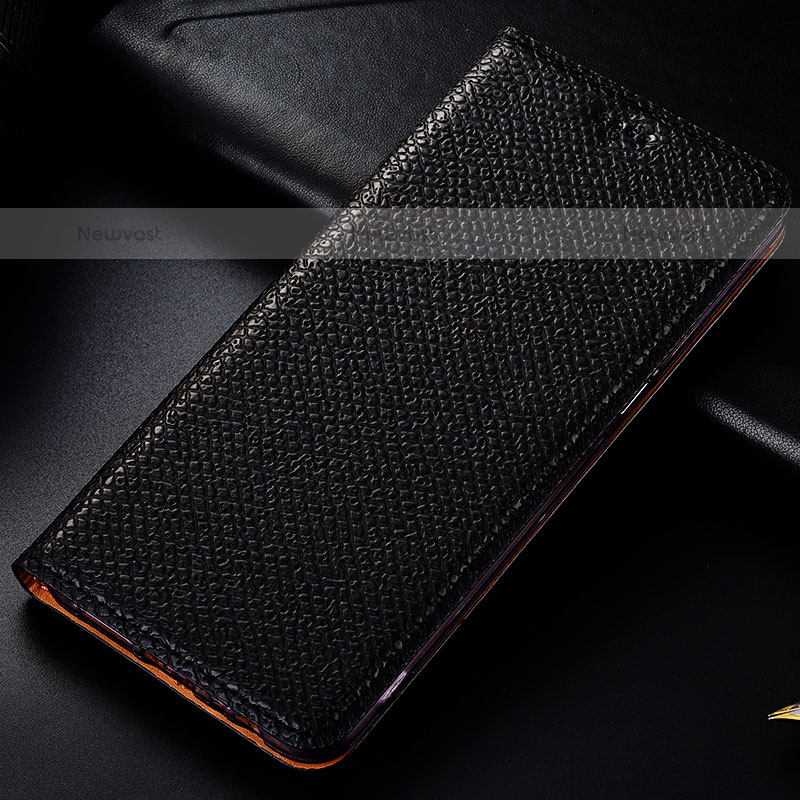 Leather Case Stands Flip Cover Holder H15P for Samsung Galaxy Note 10 Plus 5G