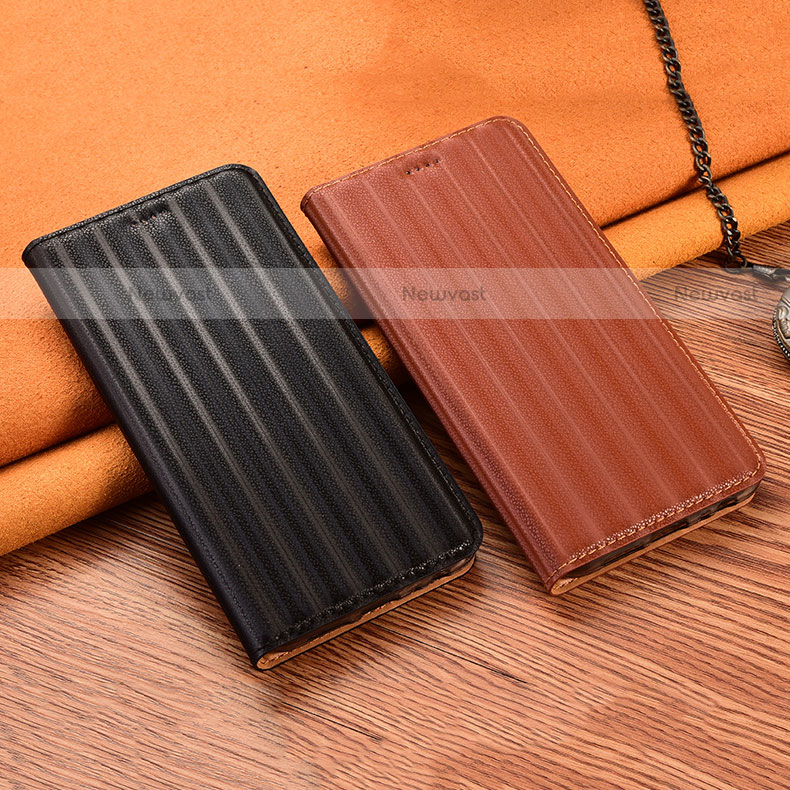 Leather Case Stands Flip Cover Holder H16P for Motorola Moto Edge Plus (2022) 5G