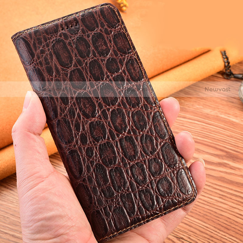 Leather Case Stands Flip Cover Holder H16P for Motorola Moto G100 5G