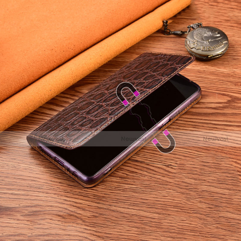 Leather Case Stands Flip Cover Holder H16P for Motorola Moto G20