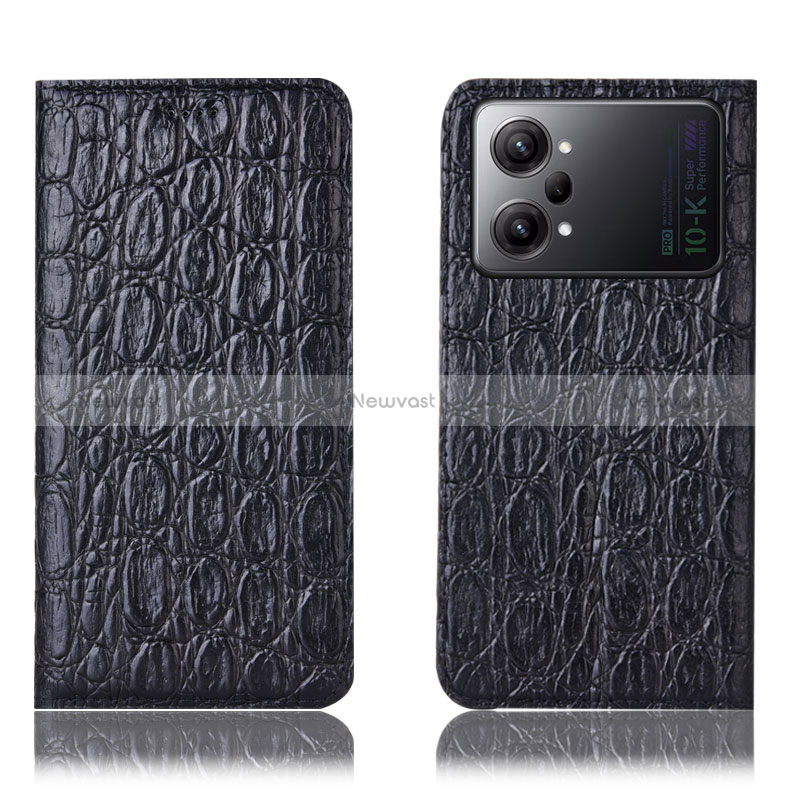 Leather Case Stands Flip Cover Holder H16P for Oppo K10 Pro 5G