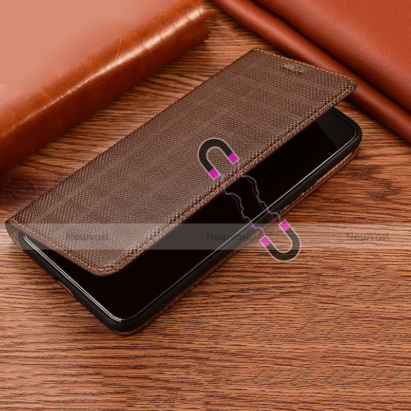 Leather Case Stands Flip Cover Holder H17P for Motorola Moto Edge S30 Pro 5G