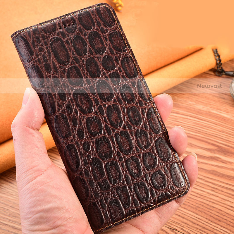 Leather Case Stands Flip Cover Holder H18P for Motorola Moto Edge 30 Fusion 5G