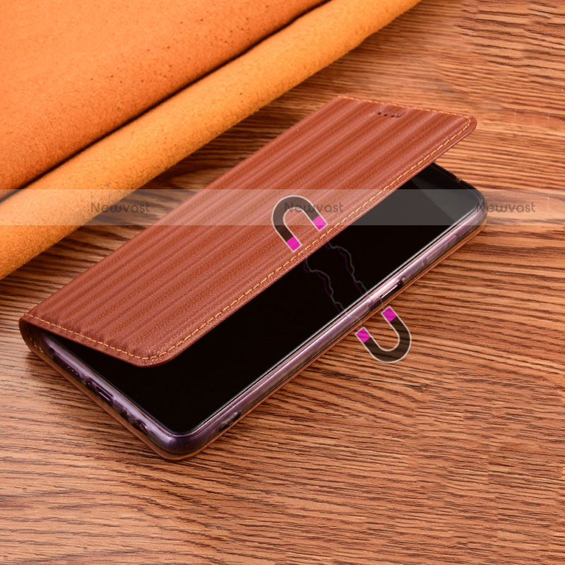 Leather Case Stands Flip Cover Holder H18P for Motorola Moto G10