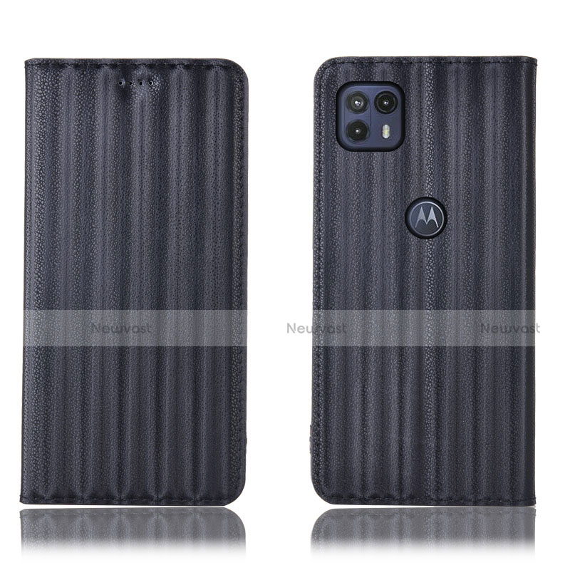 Leather Case Stands Flip Cover Holder H18P for Motorola Moto G50 5G