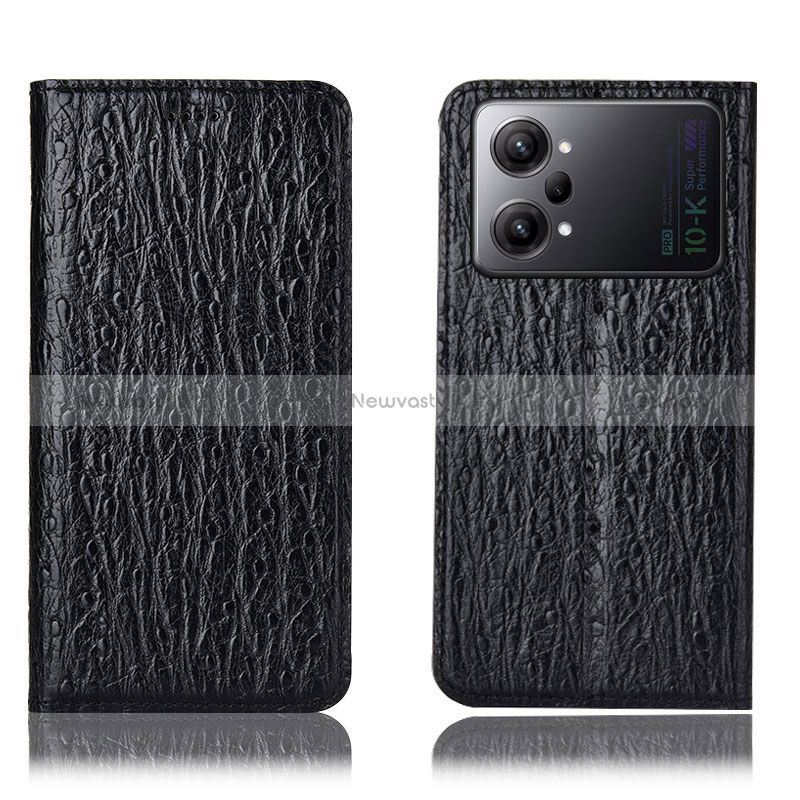 Leather Case Stands Flip Cover Holder H18P for Oppo K10 Pro 5G