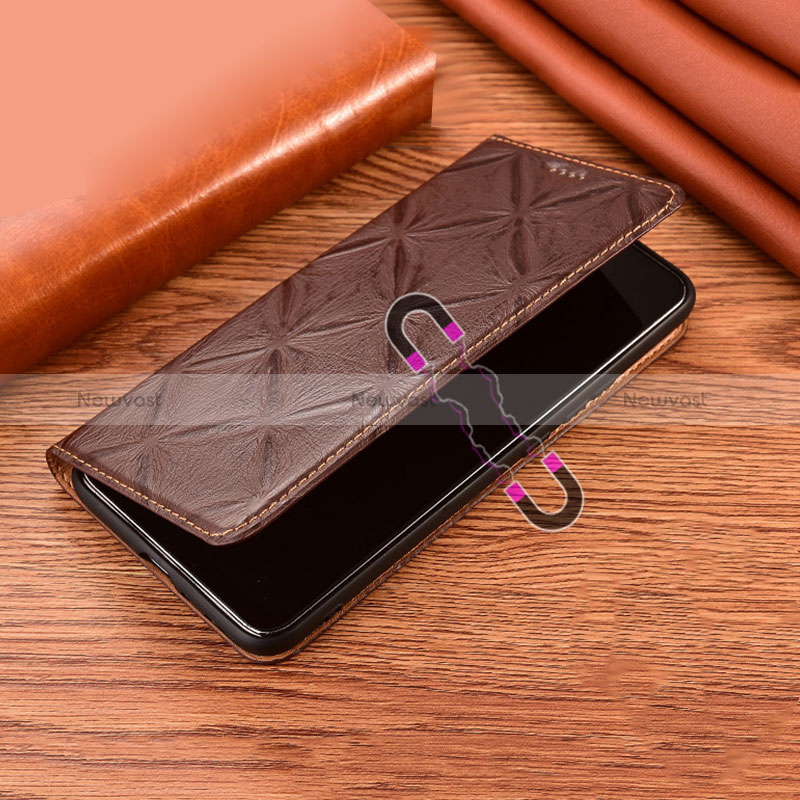 Leather Case Stands Flip Cover Holder H18P for Samsung Galaxy A04s