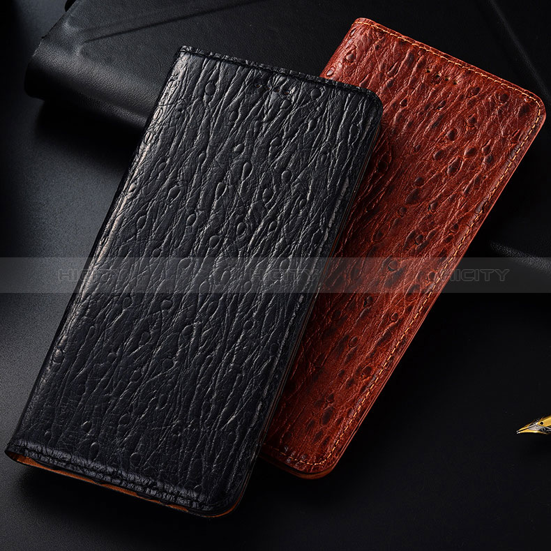 Leather Case Stands Flip Cover Holder H18P for Samsung Galaxy F52 5G