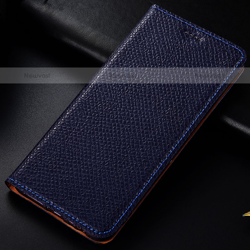 Leather Case Stands Flip Cover Holder H18P for Samsung Galaxy M40