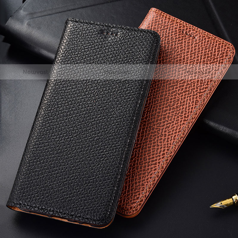 Leather Case Stands Flip Cover Holder H18P for Samsung Galaxy Note 10 Lite