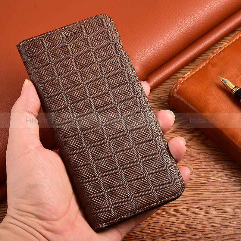 Leather Case Stands Flip Cover Holder H20P for Samsung Galaxy F22 4G