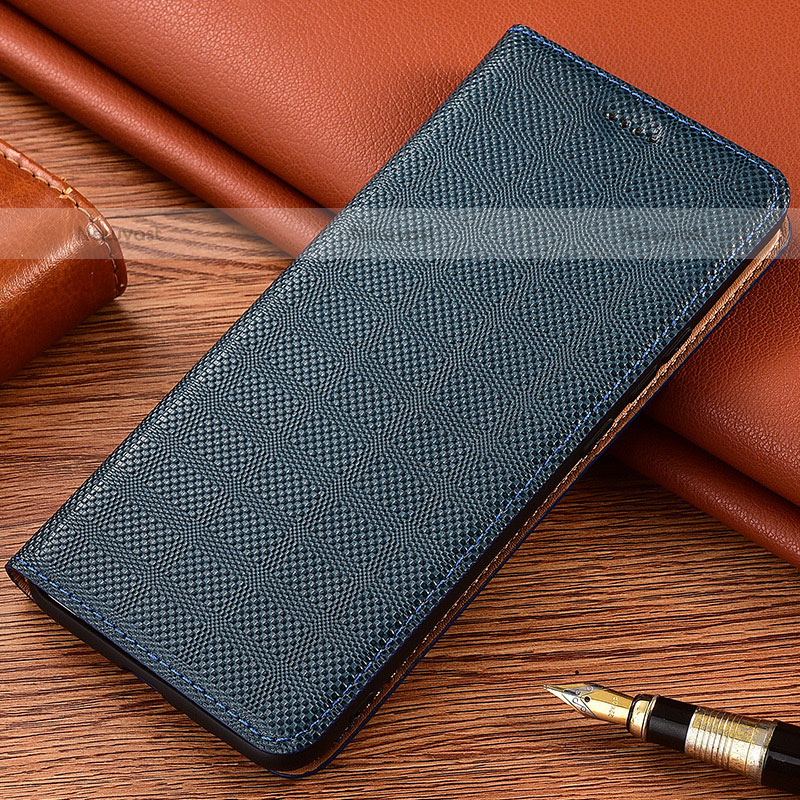 Leather Case Stands Flip Cover Holder H20P for Samsung Galaxy M52 5G