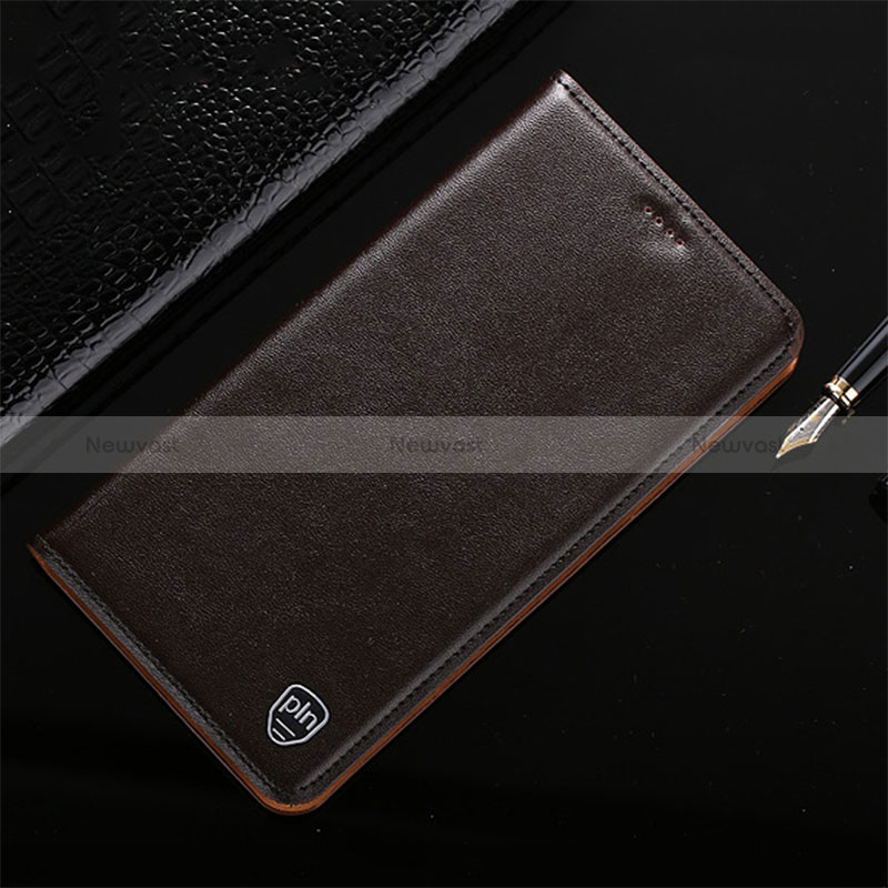 Leather Case Stands Flip Cover Holder H21P for Apple iPhone 12 Mini