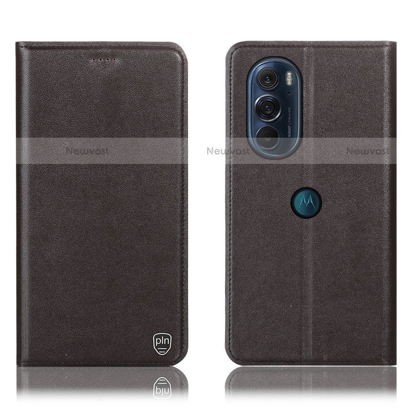 Leather Case Stands Flip Cover Holder H21P for Motorola Moto Edge X30 5G