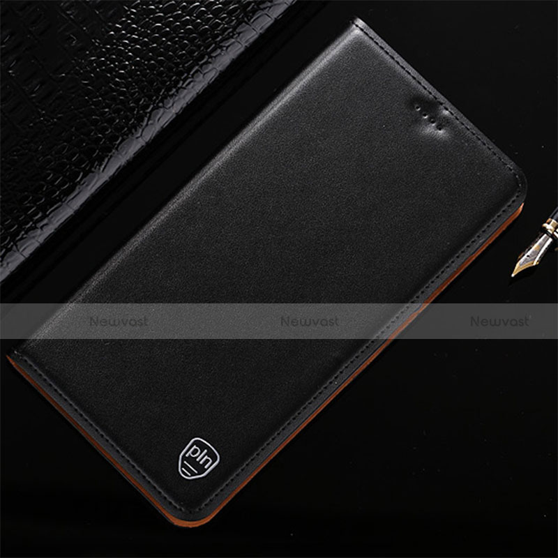 Leather Case Stands Flip Cover Holder H21P for Motorola Moto G62 5G