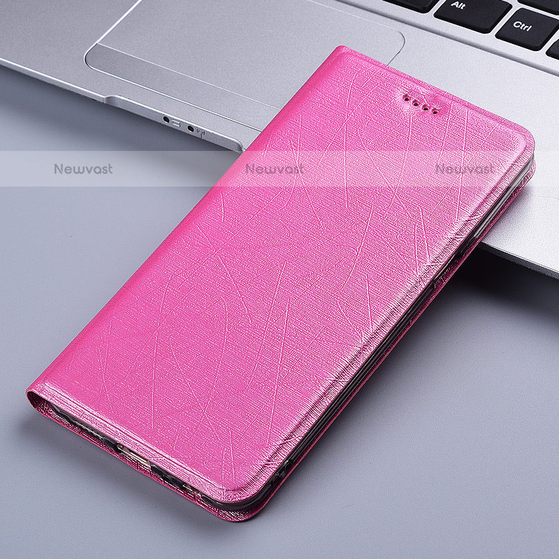 Leather Case Stands Flip Cover Holder H22P for Samsung Galaxy M21