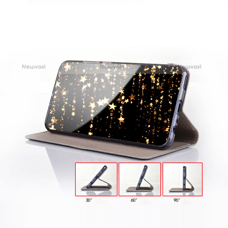 Leather Case Stands Flip Cover Holder H22P for Samsung Galaxy Note 10 Plus 5G