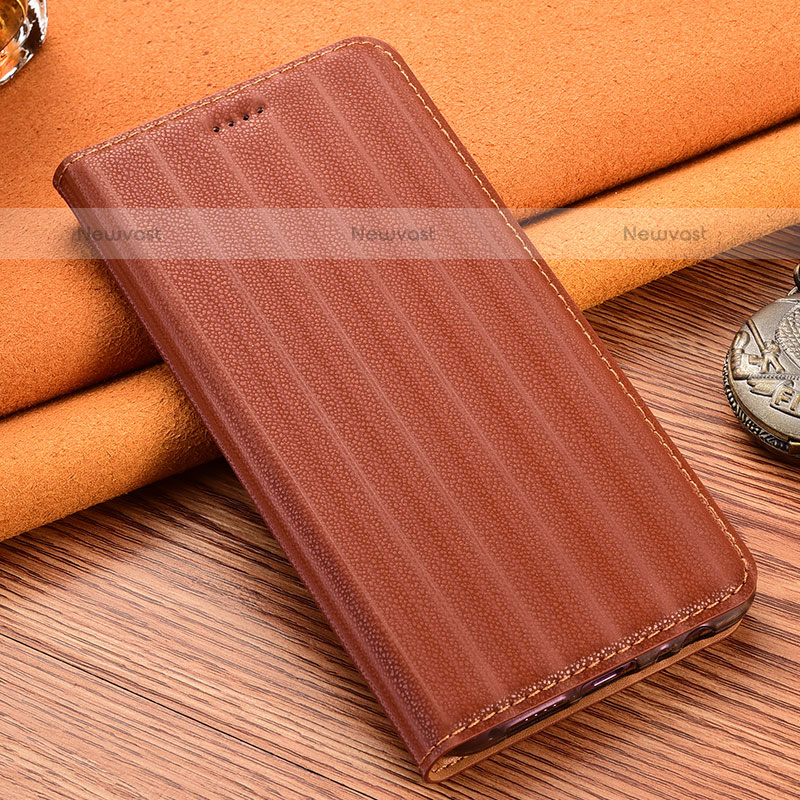 Leather Case Stands Flip Cover Holder H23P for Oppo A33