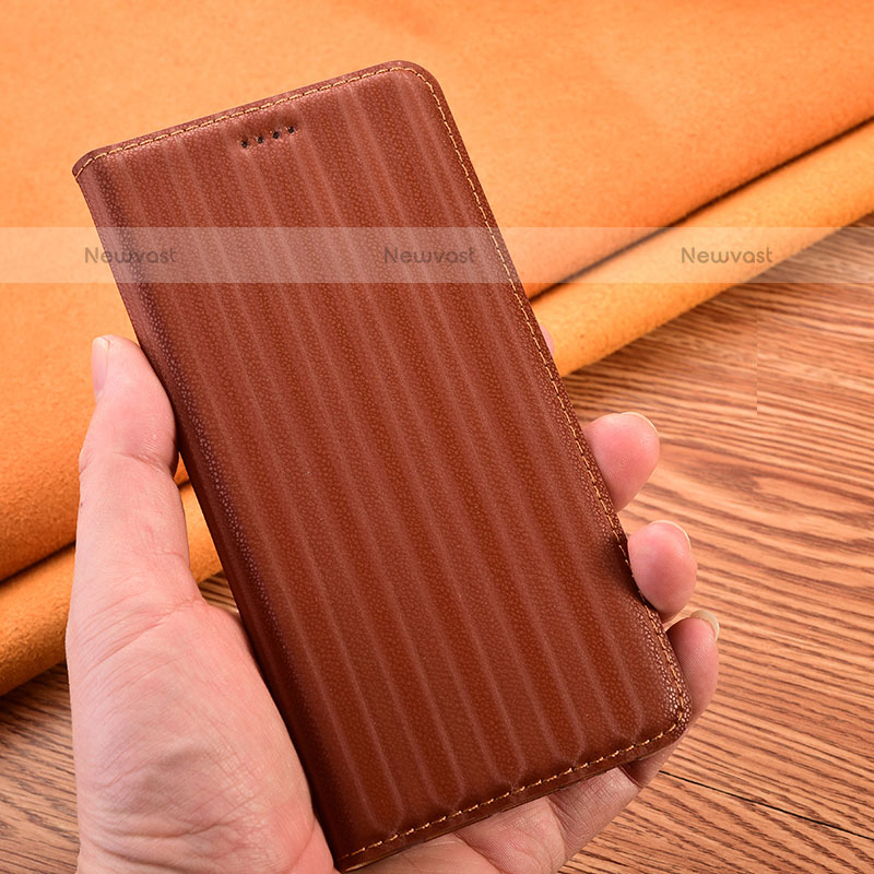 Leather Case Stands Flip Cover Holder H23P for Oppo Find X3 Pro 5G