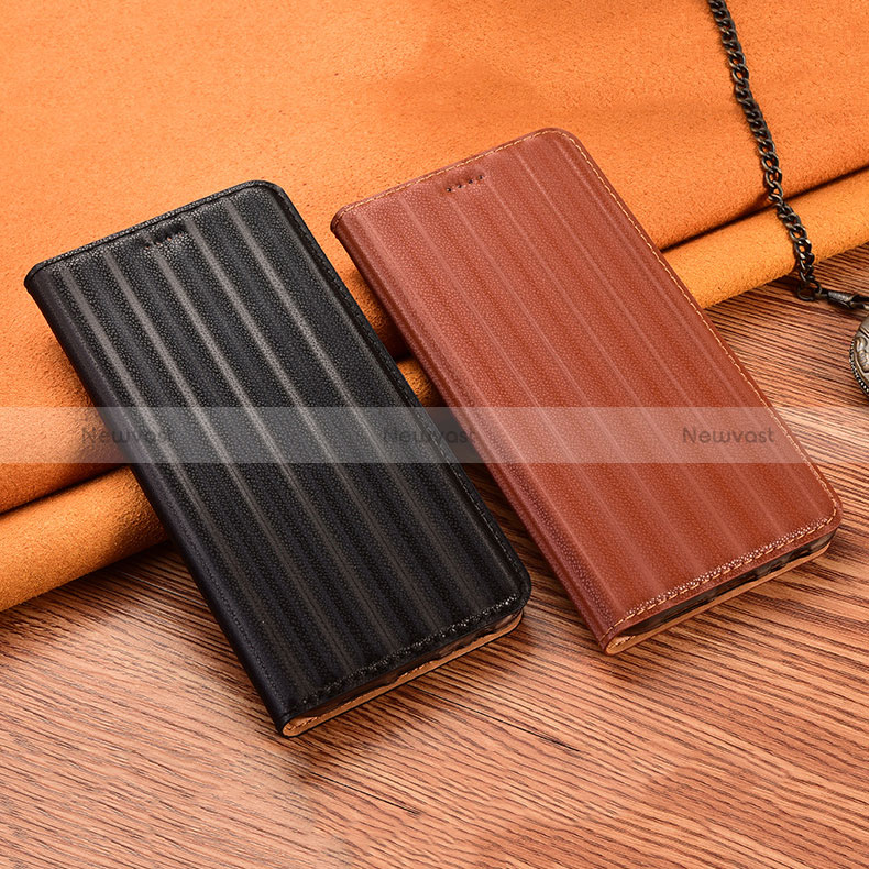 Leather Case Stands Flip Cover Holder H23P for Oppo Find X5 Lite 5G