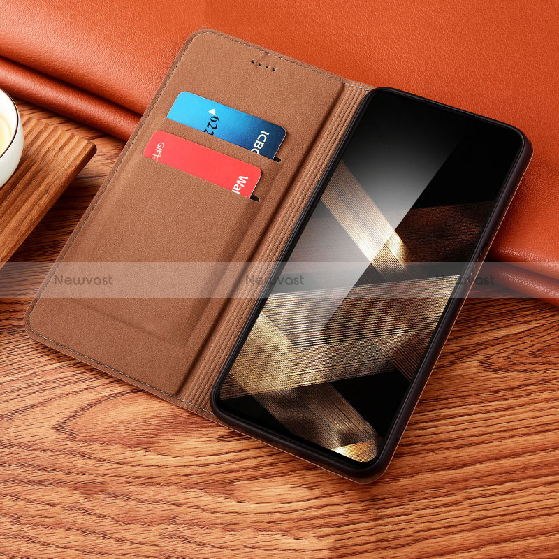 Leather Case Stands Flip Cover Holder H25P for Oppo A2m 5G
