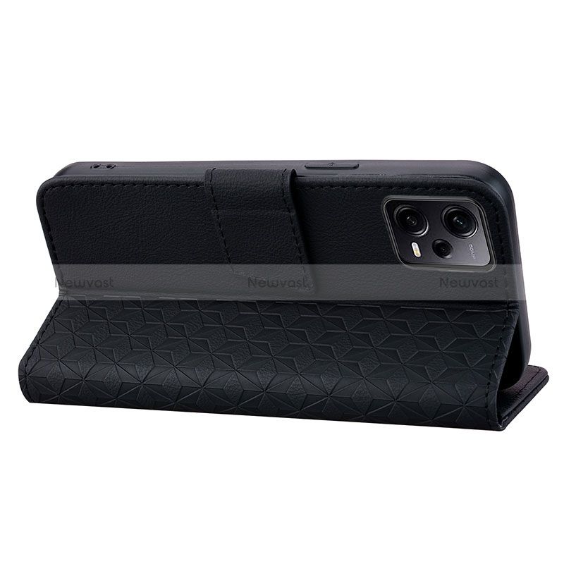 Leather Case Stands Flip Cover Holder HF1 for Xiaomi Redmi Note 12 Explorer