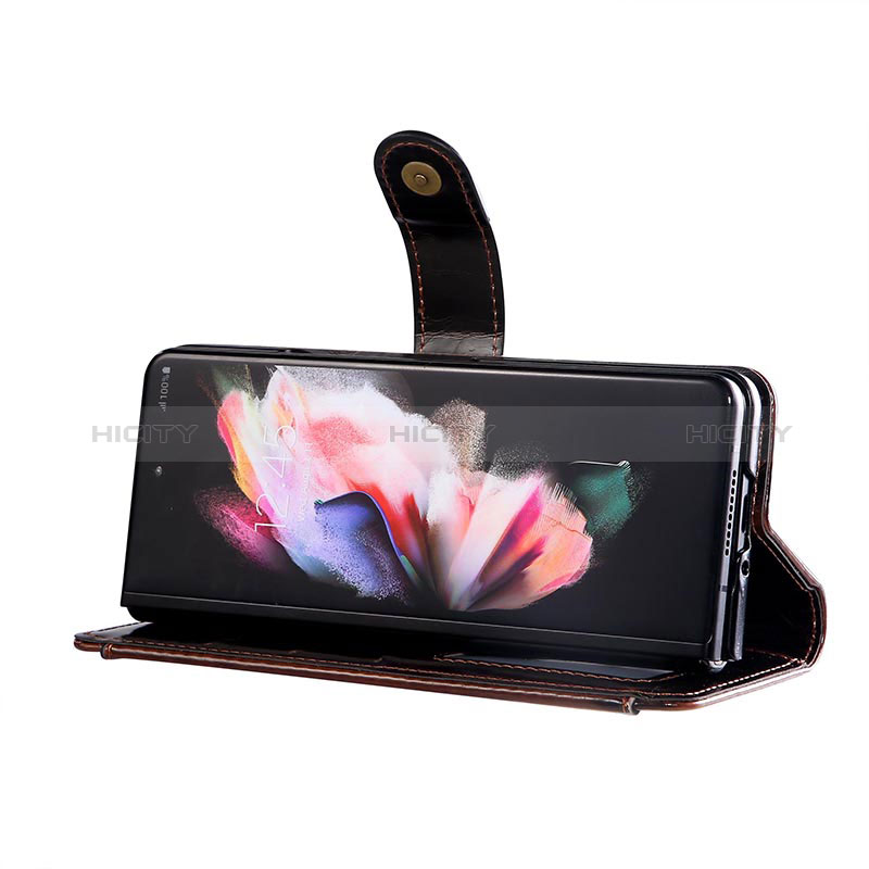 Leather Case Stands Flip Cover Holder JD1 for Samsung Galaxy Z Fold4 5G