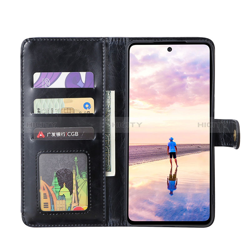 Leather Case Stands Flip Cover Holder JDK for Samsung Galaxy A72 5G