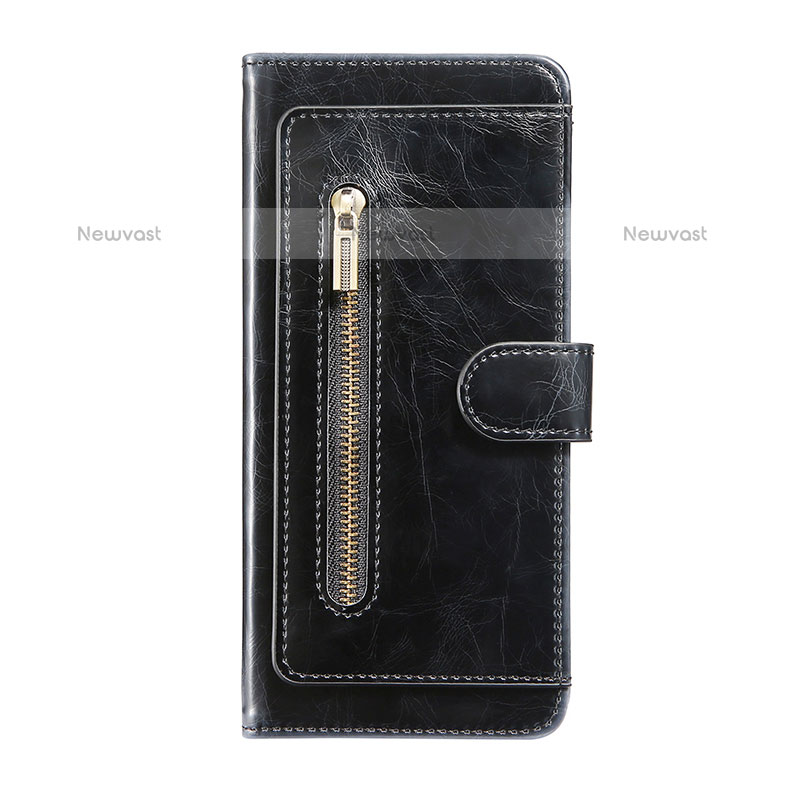 Leather Case Stands Flip Cover Holder JDK for Samsung Galaxy S20 Ultra 5G Black