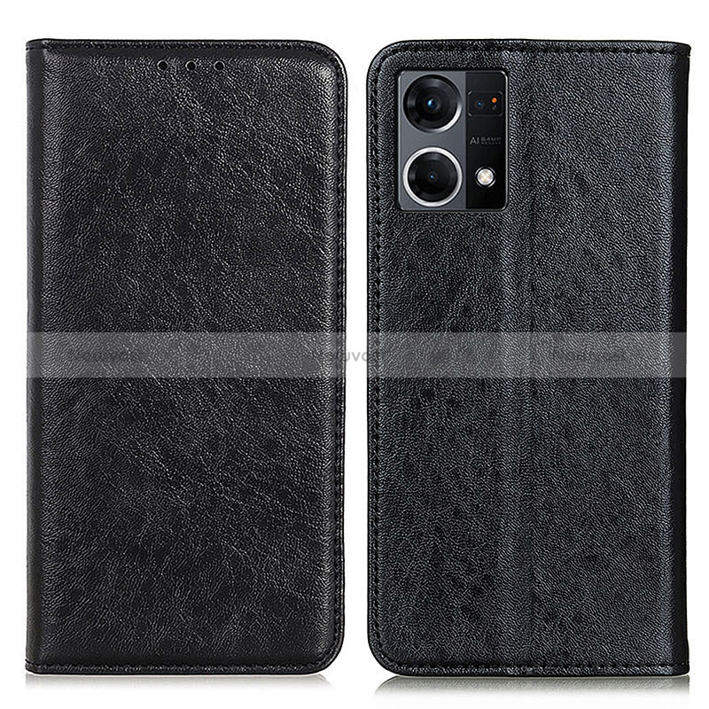 Leather Case Stands Flip Cover Holder K01Z for Oppo Reno7 4G