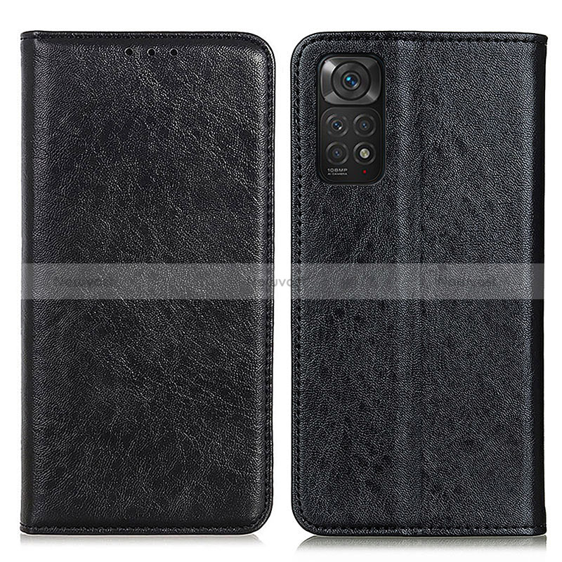 Leather Case Stands Flip Cover Holder K01Z for Xiaomi Redmi Note 11 4G (2022)