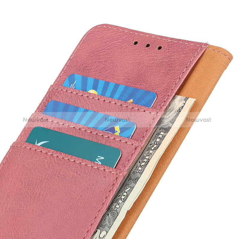 Leather Case Stands Flip Cover Holder K02Z for Oppo A53s 5G