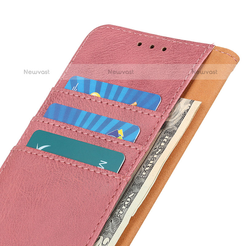 Leather Case Stands Flip Cover Holder K02Z for Oppo A74 4G