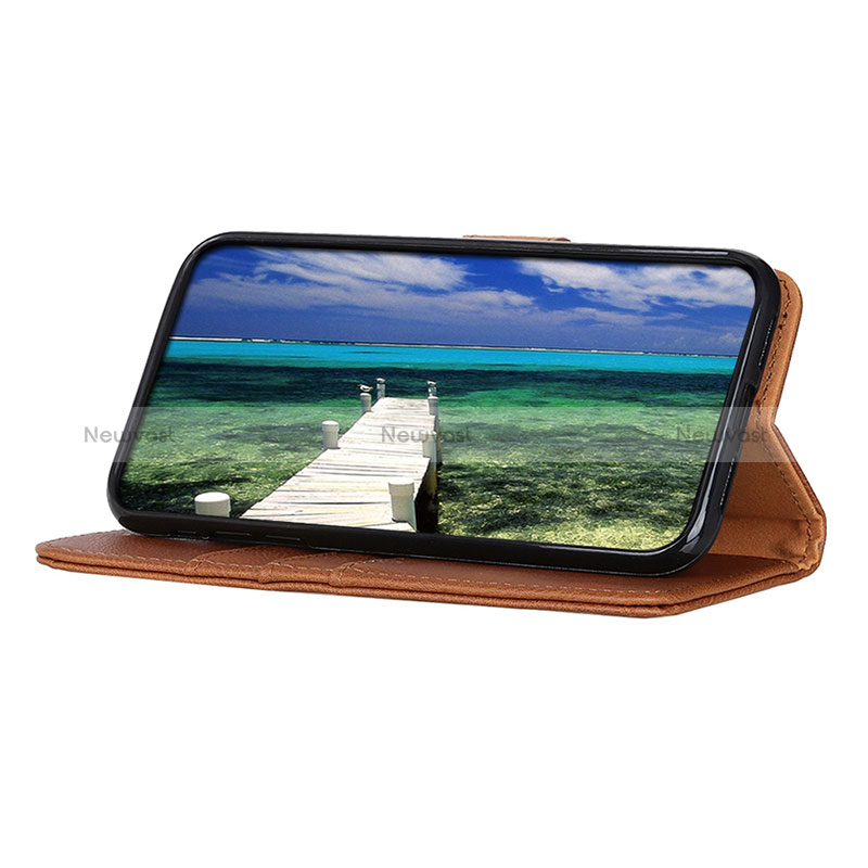 Leather Case Stands Flip Cover Holder K02Z for Oppo A96 4G