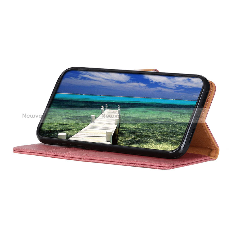 Leather Case Stands Flip Cover Holder K02Z for Oppo Reno7 5G