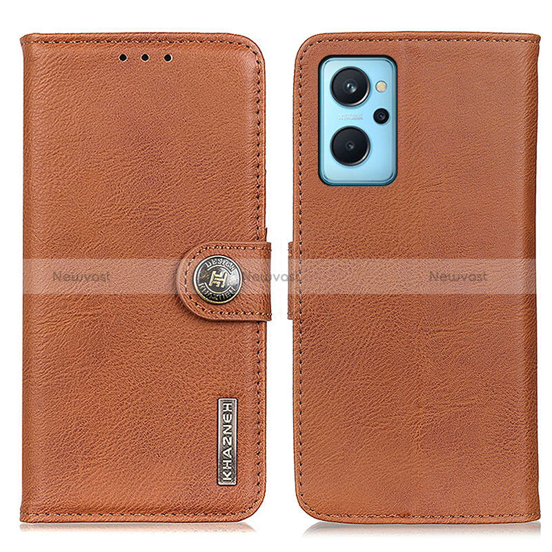 Leather Case Stands Flip Cover Holder K02Z for Realme 9i 4G