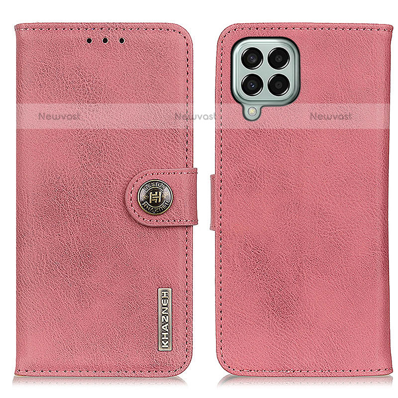 Leather Case Stands Flip Cover Holder K02Z for Samsung Galaxy M33 5G